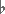 b_tecken