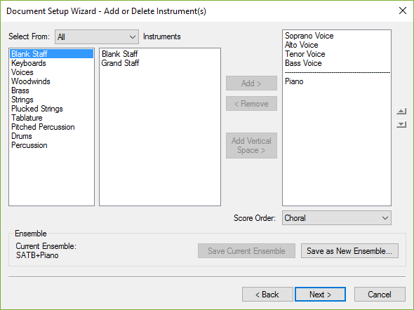 Setup Wizard